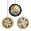 3" Asian Dumplings And Soup Christmas Ornament J7471