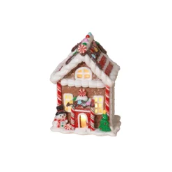 5.5" Battery Operated Claydough Gingerbread House 2599290