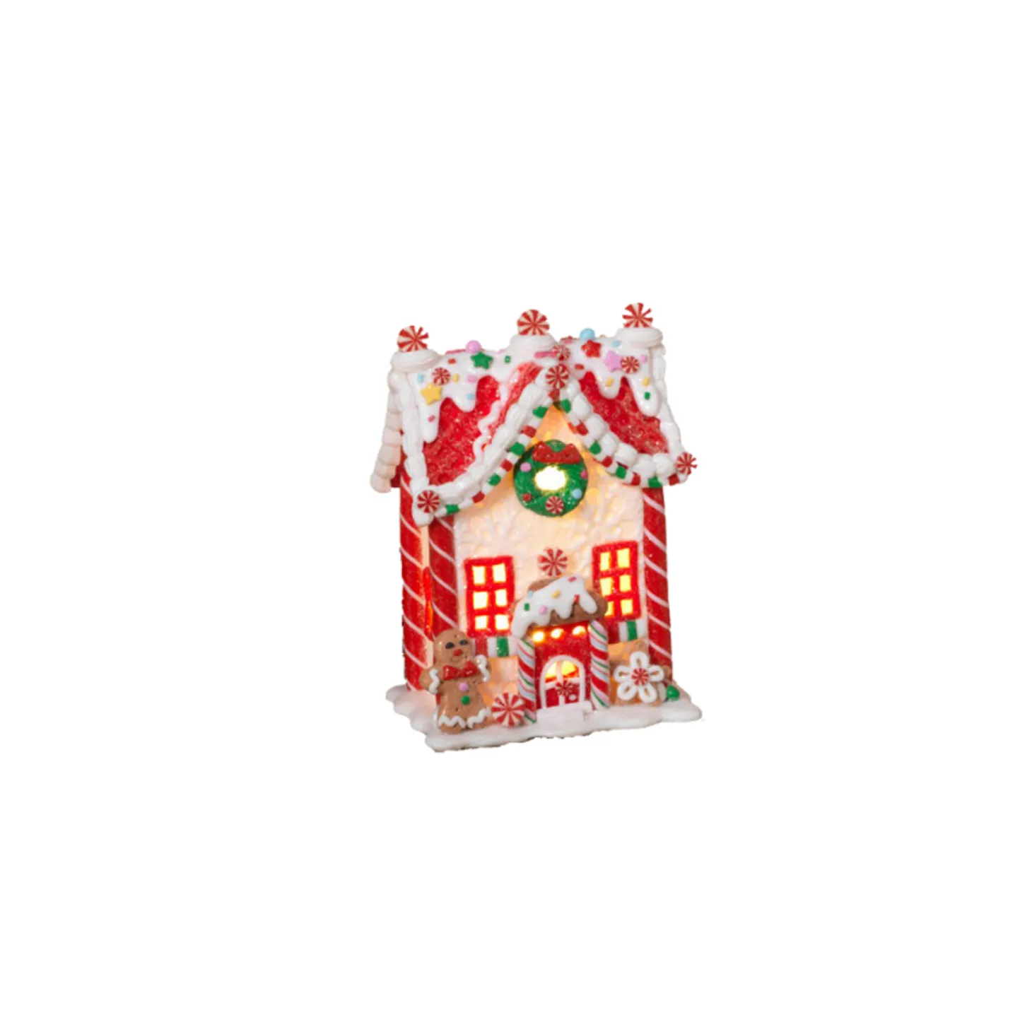 5.5" Battery Operated Claydough Gingerbread House 2599290