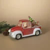 11.5" Battery Operated Santa In Red Truck Spinning Water Globe 2600550