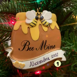3" Beehive Personalized Christmas Ornament