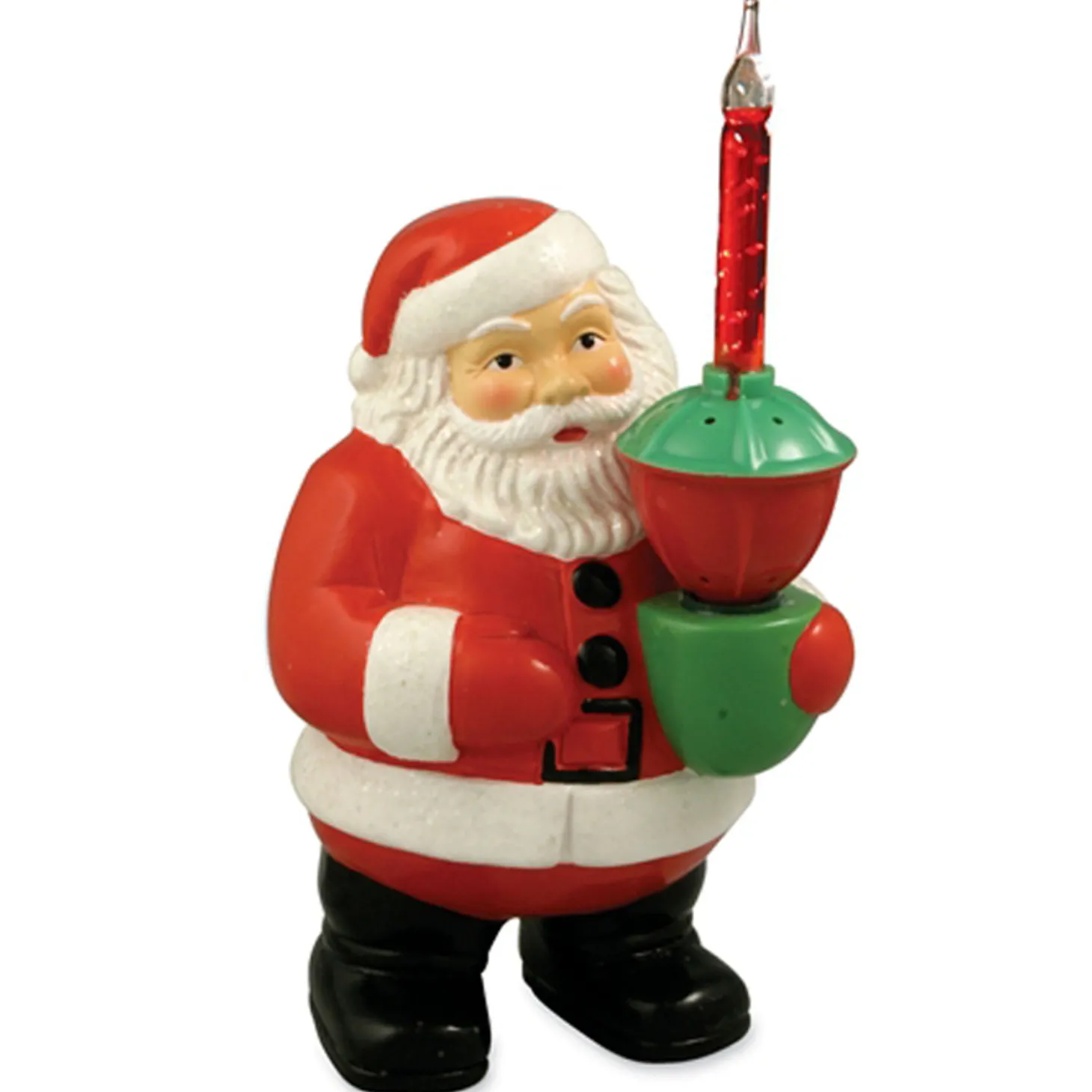 7" Bethany Lowe Santa Claus Figure With Bubble Light LG9867