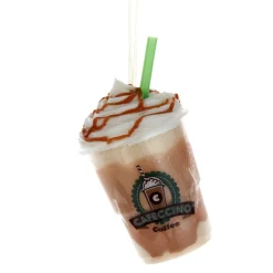 4.5" Caffecino Frozen Coffee Christmas Ornament D4161