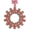 18" Claydough Gingerbread Cookie Christmas Wreath 9742089