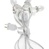 6 Ft Christmas Village Replacement Light Cord With 3 Light Socket 6401