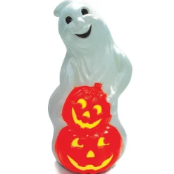 31" Ghost With Pumpkins Halloween Blow Mold 56480