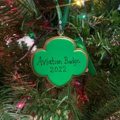 3" Girl Scout Badge Logo Personalized Christmas Ornament GS2211