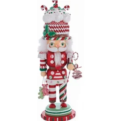 18" Hollywood Nutcracker Candy And Cake Hat Nutcracker Christmas Figure HA0588