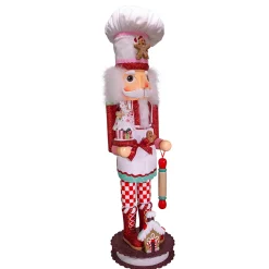 36" Large Hollywood Nutcrackers Gingerbread Chef Christmas Figure HA0548