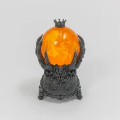 9.4" LED Lighted Crystal Ball Halloween Spinning Water Globe 2593980