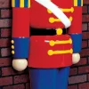 6' Live Form Standing Half Toy Soldier Outdoor Christmas Decoration