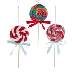 6.85" Lollipop Christmas Ornament D4137