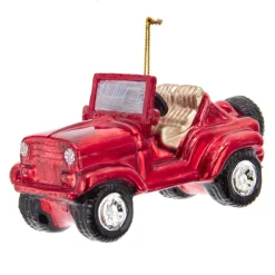 5" Noble Gems Off Road Vehicle Jeep Glass Christmas Ornament NB1615