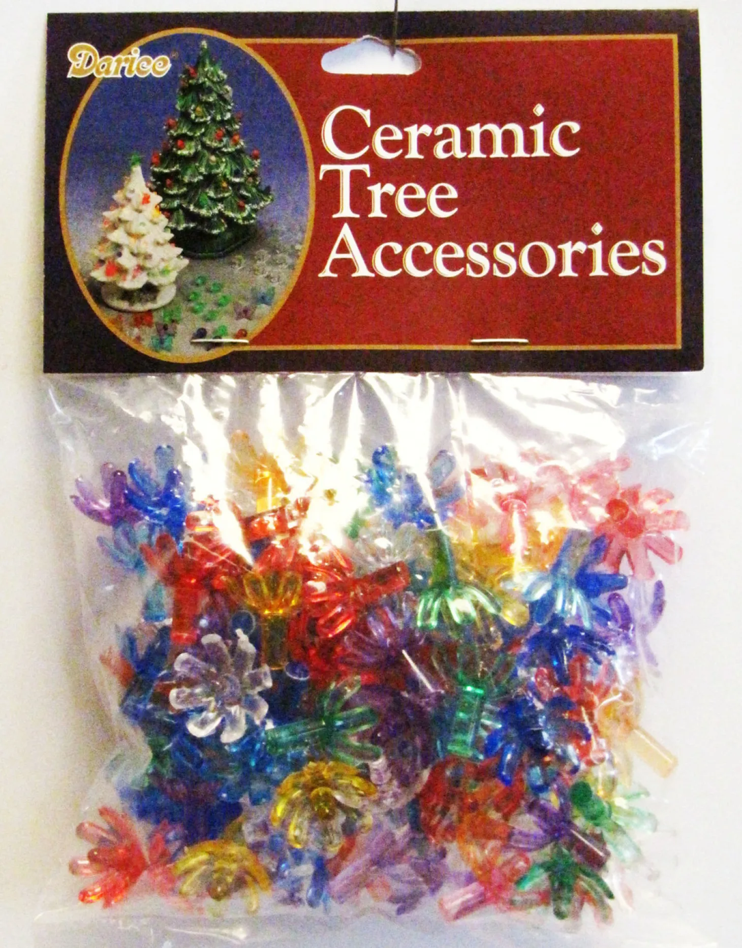 100 Pack 5/8" Multi Color Ceramic Tree Plastic Replacement Flower Pins P0669