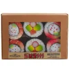 6 Piece Boxed Set Of Sushi Christmas Ornament D4063