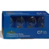 4 Pk Clear C7 Replacement Bulbs