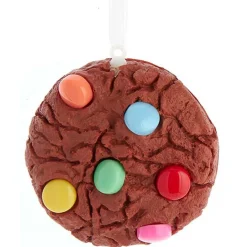 3" Rainbow Candy Coated Chocolate Chip Cookie Christmas Ornament D4013