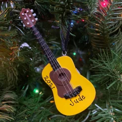 Acoustic Guitar Personalized Christmas Ornaments OR1174