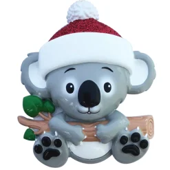 Baby Koala Personalized Christmas Ornament OR2101-RG