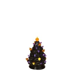 Battery Operated Lighted Halloween Ceramic Trees With Sound 2551760