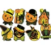Beistle 8.5"-9.25" Set Of 8 Vintage Halloween Cutouts 01009
