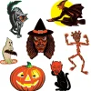 Beistle 9.5"-16" Vintage Halloween Classic Cutouts Set Of 7 00429