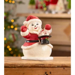 Bethany Lowe 8.5" Frosty Claus Snowman Vintage Christmas Figure TD3172