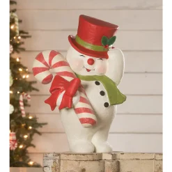 Bethany Lowe 20" Large Sammy Jolly Snowman Vintage Christmas Decoration TJ2342