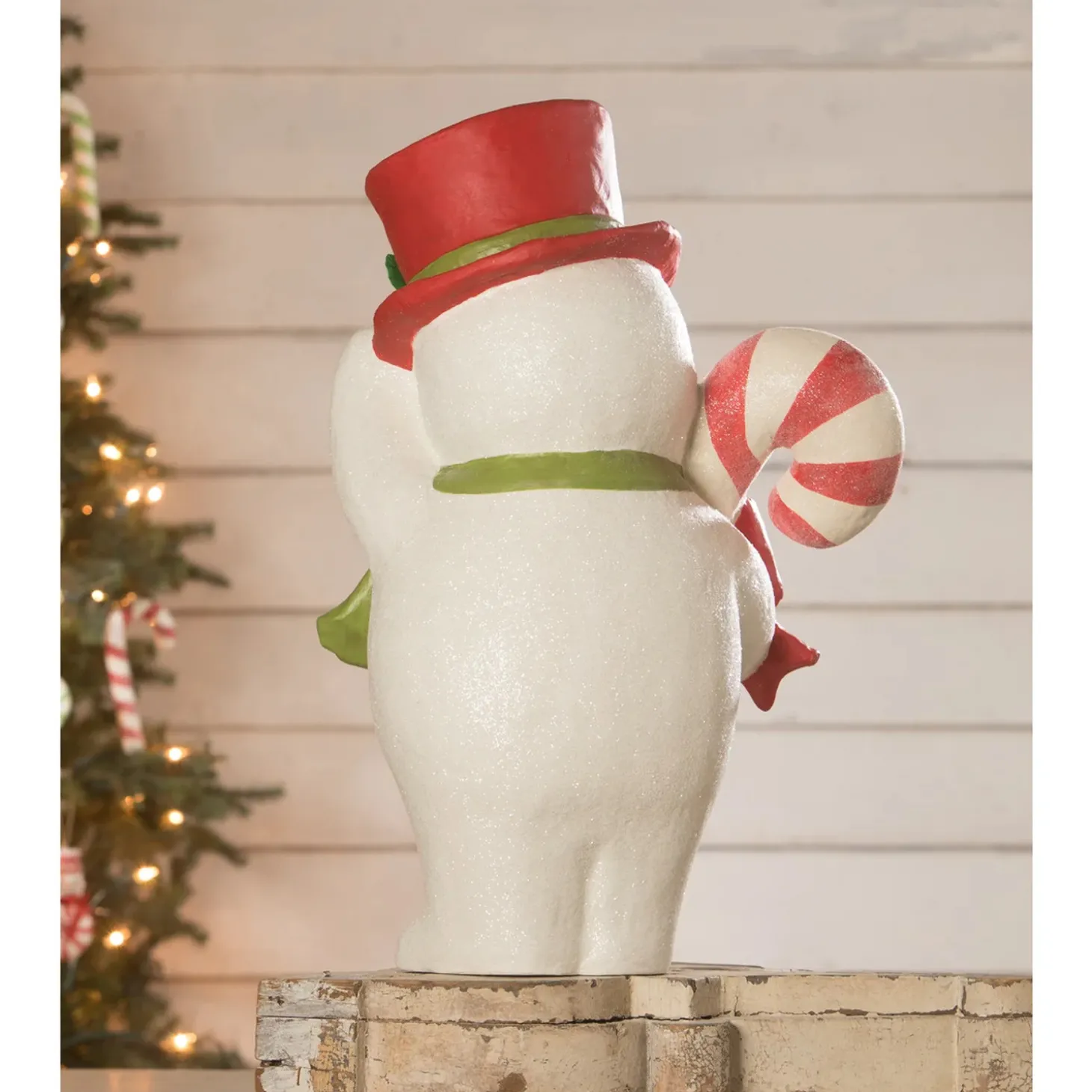 Bethany Lowe 20" Large Sammy Jolly Snowman Vintage Christmas Decoration TJ2342