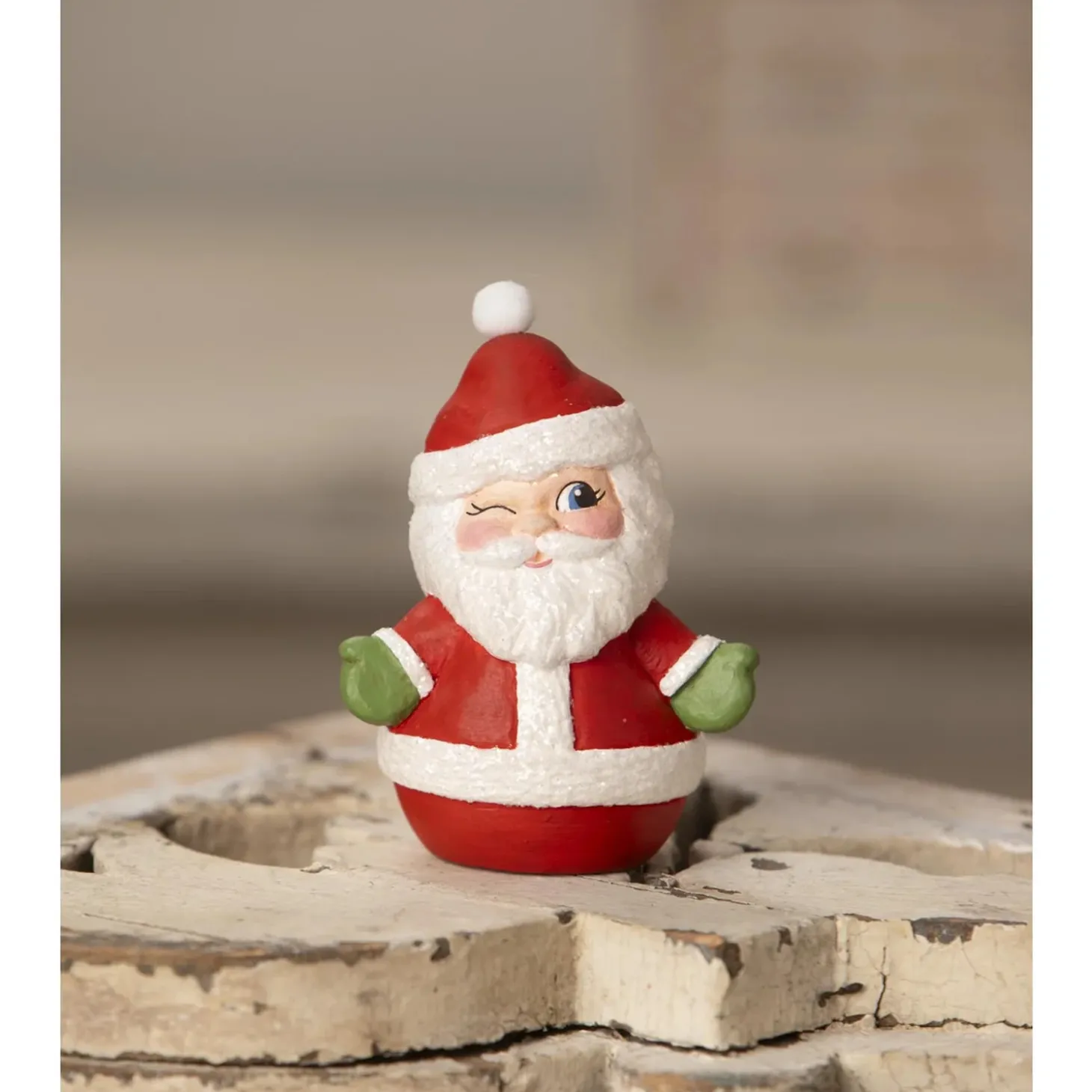 Bethany Lowe 4.75" Lil Santa Claus Vintage Christmas Figure TF3265