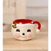 Bethany Lowe 5.25" Retro Snowman Mug Christmas Decoration TF3274