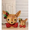 Bethany Lowe Fawnie Bucket Small Or Large Christmas Decoration
