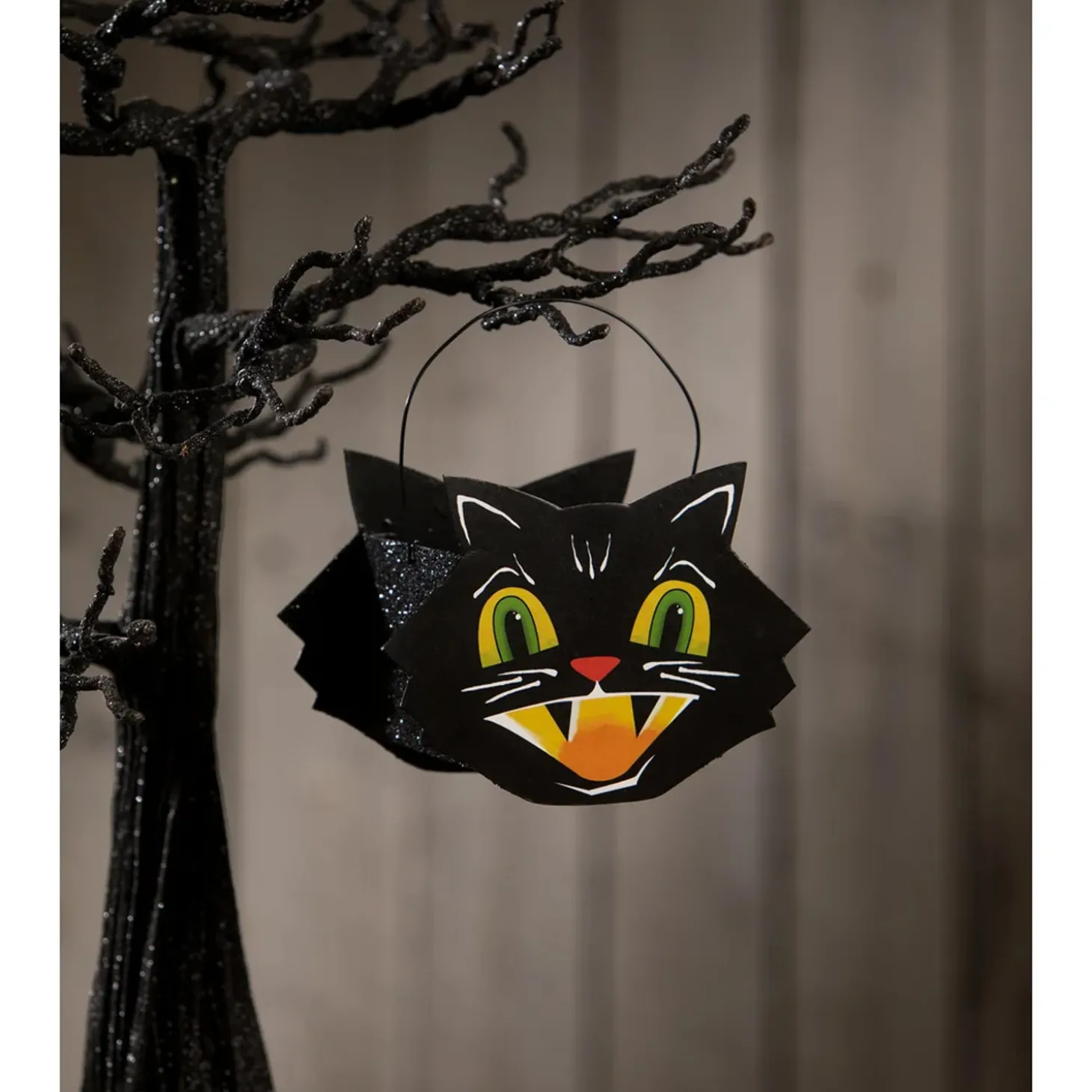 Bethany Lowe Halloween Pumpkin, Black Cat Or Skull Mini Candy Buckets