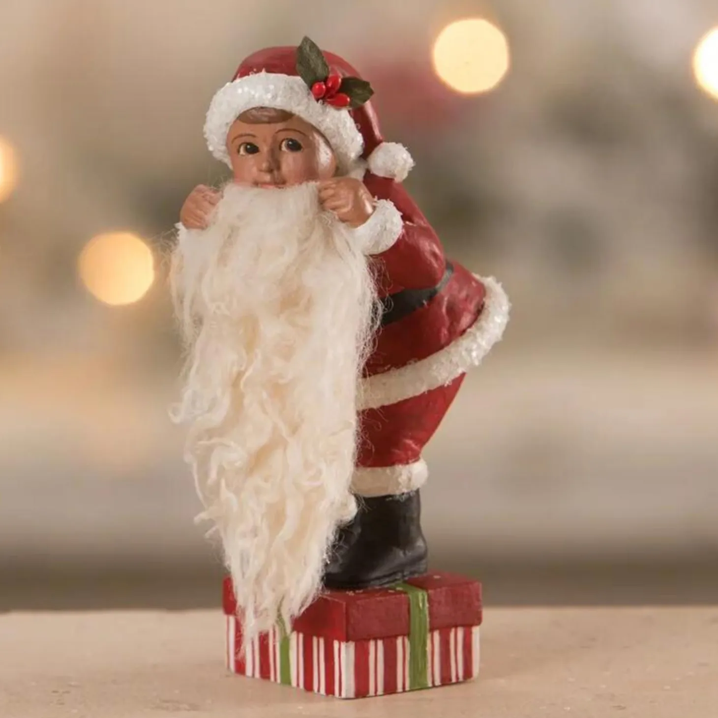 Bethany Lowe Milo's Santa Dress Up Christmas Decoration TD1173