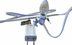 Blow Mold Replacement Light Cord With C7 Bulb CA36