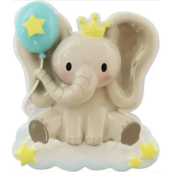 Boy Baby Elephant Personalized Christmas Ornament OR2361-M