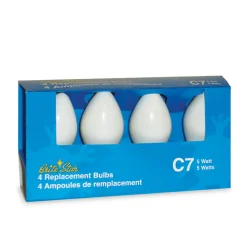 Brite Star 4 Pack White C7 Replacement Bulbs 44-354-00