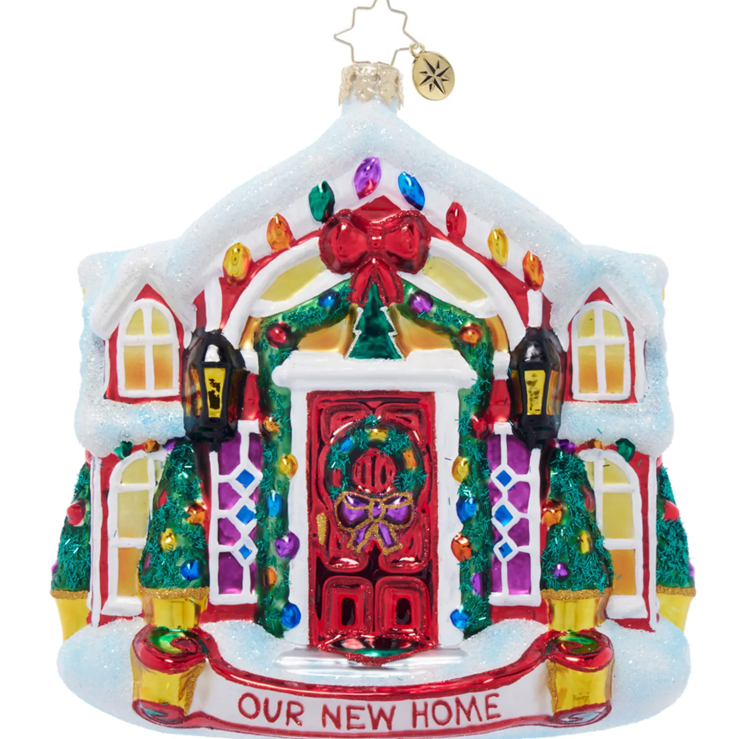 Christopher Radko A New Holiday Home Glass Christmas Ornament 1022055