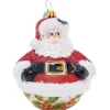 Christopher Radko Jolly Holly Claus Glass Christmas Ornament 1021893