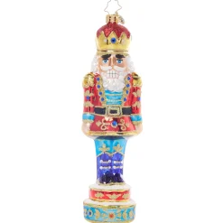 Christopher Radko Royal Elegance Nutcracker Glass Christmas Ornament 1021931