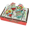 Christopher Radko Shiny Brite Festive Fete Mixed Shapes Christmas Ornaments 4027900