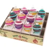 Christopher Radko Shiny Brite Vivid Vintage 1.75" Decorated Rounds Christmas Ornaments 4028183