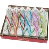 Christopher Radko Shiny Brite Vivid Vintage 6" Glass Icicle Ornaments 4028189