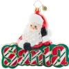 Christopher Radko What's In A Name Santa? Glass Christmas Ornament 1021832
