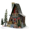 Cody Foster 12" A Frame Cabin Vintage Inspired Putz Christmas House HOU-343