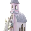 Cody Foster 16.5" Bell Church Vintage Inspired Putz Christmas House HOU-407