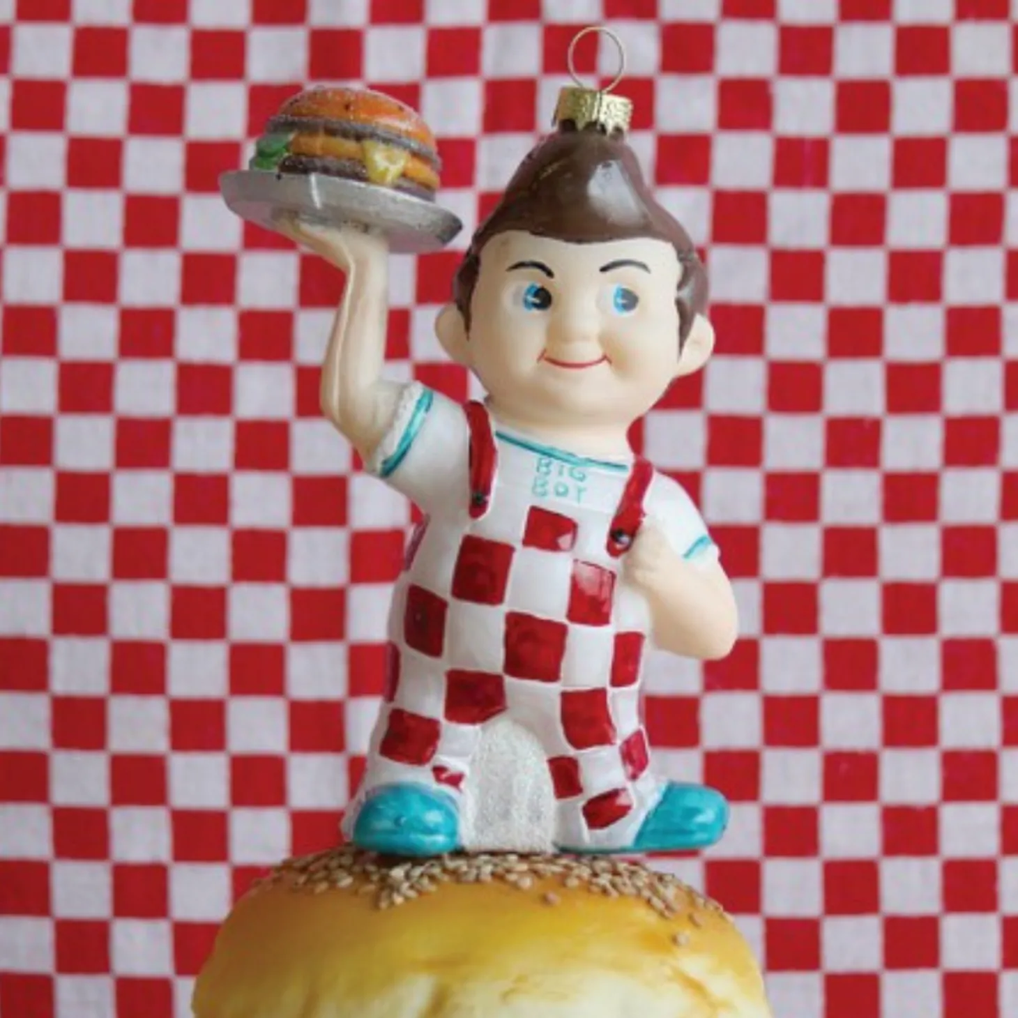 Cody Foster 5.25" Big Boy Glass Christmas Ornament GO-8335
