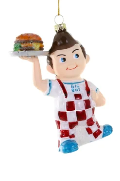 Cody Foster 5.25" Big Boy Glass Christmas Ornament GO-8335