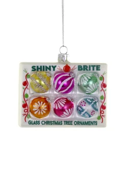 Cody Foster 3.25" Box Of Shiny Bright Christmas Ornament Glass Christmas Ornament GL-155