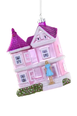 Cody Foster 5" Doll Pink Dreamhouse Glass Christmas Ornament GL-405